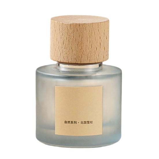 SHIMANG Perfume for Women Long Lasting Light Fragrance Frosted Glass Bottle with Wooden Cap Fresh Floral Fruity Scent Multi-Use for Home Car Wardrobe