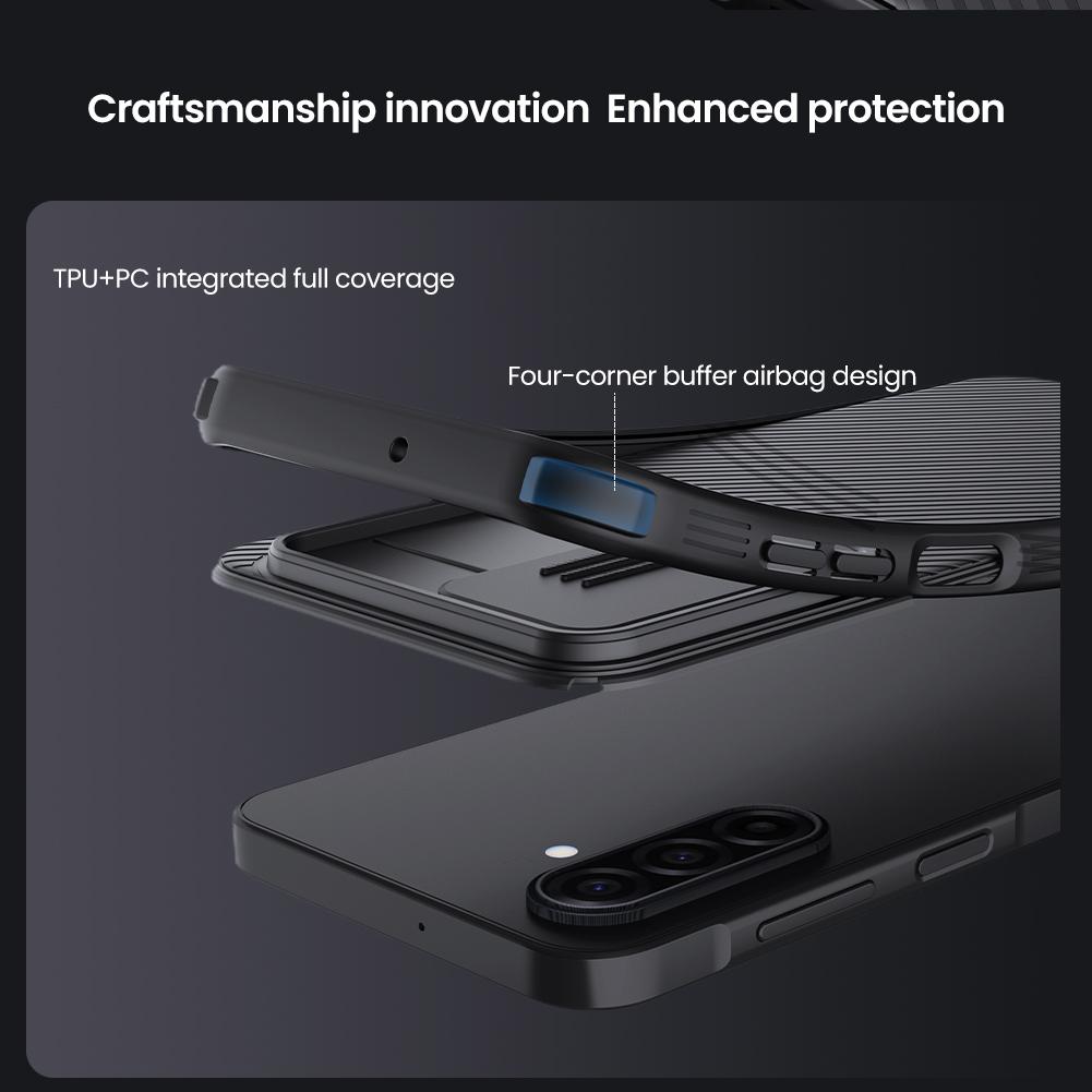 Nillkin For Samsung Galaxy A17 5G Case Camera Lens Slide CamShield Pro Case Ultra-Thin Hard PC Protection Cover Phone Case