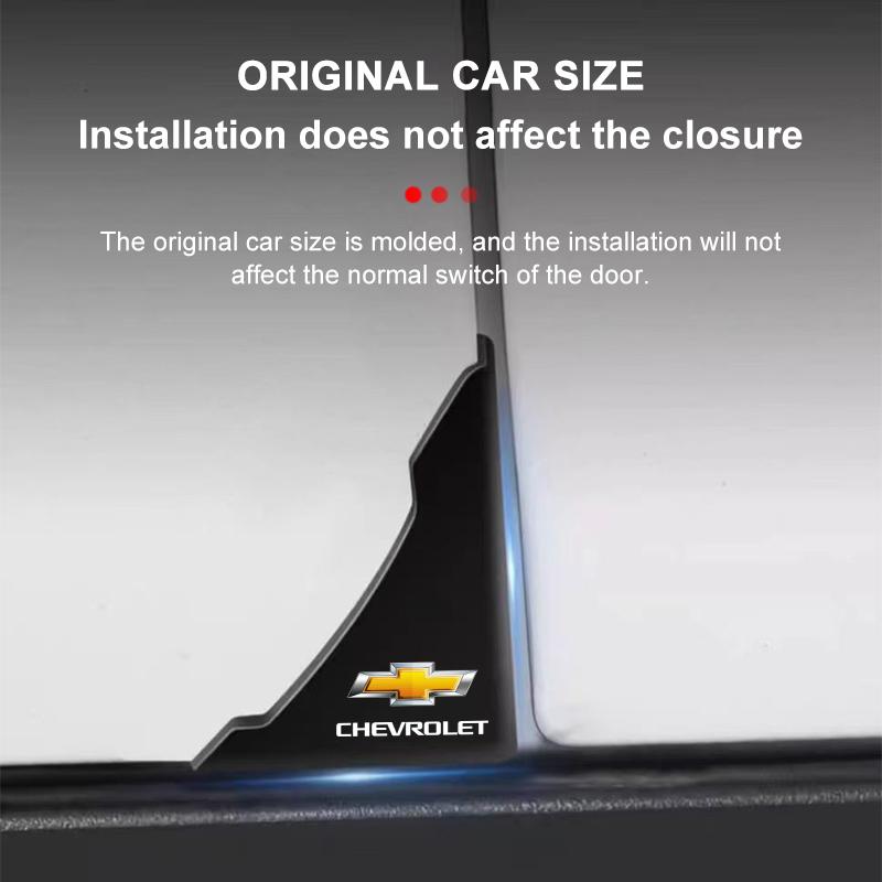 Car Door Corner Silicone Protective Anti-Collision Cover For Chevrolet Cruze Malibu Sail Equinox AVEO Lova RV Captiva Silverado Spark Crvalier