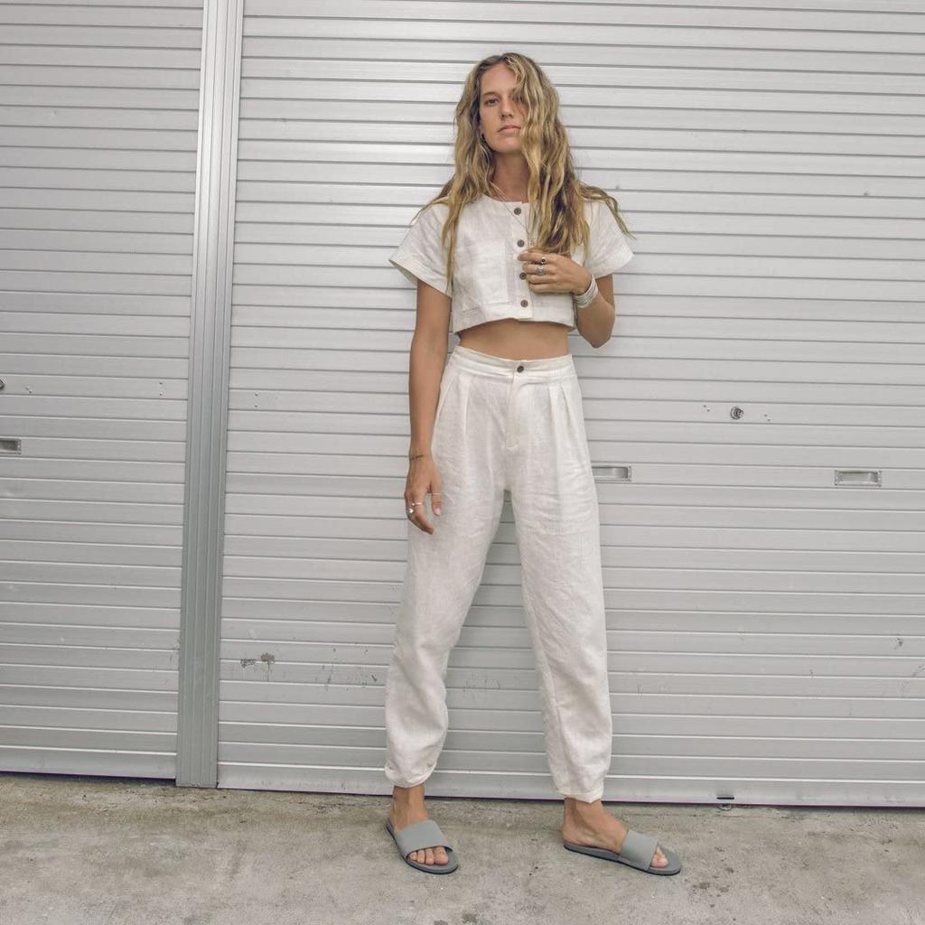 Indosole ESSNTLS Vegan Slide Sizes Women's Sandals, Granite, 22.5-23.0cm