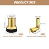 Brass Water Tank Fitting Set Metal Tank Connectors Barrel Fittings Upgrades for Buckets Containers & Irrigation Use