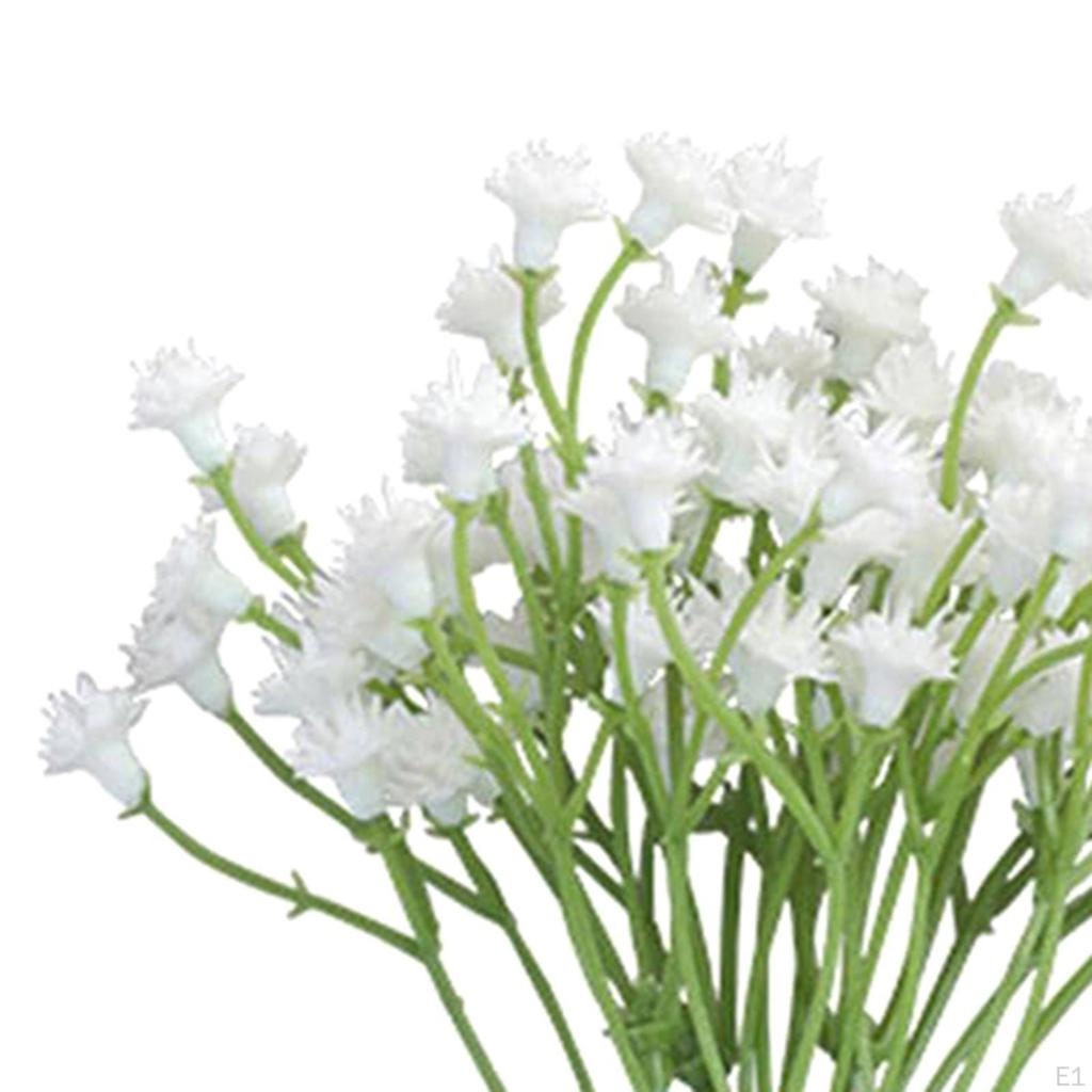 Künstlicher Blumenstrauß, 3 Stück, Künstliche Blumen Langstiel Tischdekoration für Party, Zuhause