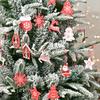 1pc-Christmas Wooden Pendant Decoration Holiday Elk Snowflake Star Chrimbo Tree Hanging Ornaments Home DIY Decors