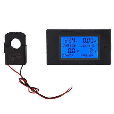 Multifunktionaler Digitalanzeige Leistungsmonitor Spannung Strom Energie Multimeter(PZEM061 (Teilt