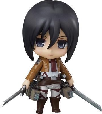 Nendoroid Attack On Titan Mikasa Ackerman Painted Movable Figure Secondary Resale Non-scale ABS&PVC