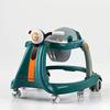 2-In-1 Baby Walker With Wheels Foldable Push Walker With Music Lights Activity Center Car With Interactive Toy Tray For Infants