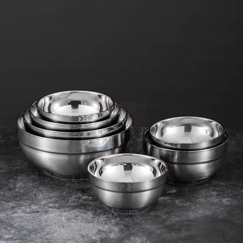 Sweet Elegant Double-Layer Insulated Stainless Steel Bowl