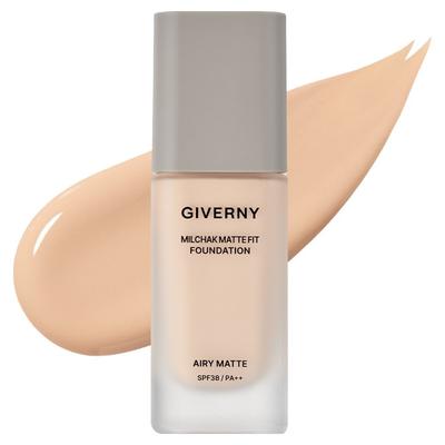 Giverny Close-fitting Matte Fit Foundation 30ml, 1 Pcs, 21NW Light Beige