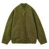 Women's Solid Color Fashionable Short Sleeved  Woolen Jacket Jacket