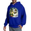 Men's Hooded Sweatshirt, Contrasting Color Sweatshirt, Sports   Casual Jacket