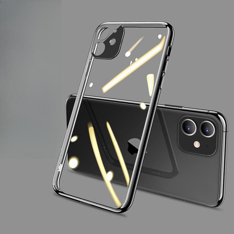 Použitelné pro Apple 16 Elektroplátovaný Kryt na Mobilní Telefon IPhone 15 Průhledný 11 13 Silikon XR Lepidlo Pro/Max Ochrana 12 Sady 14