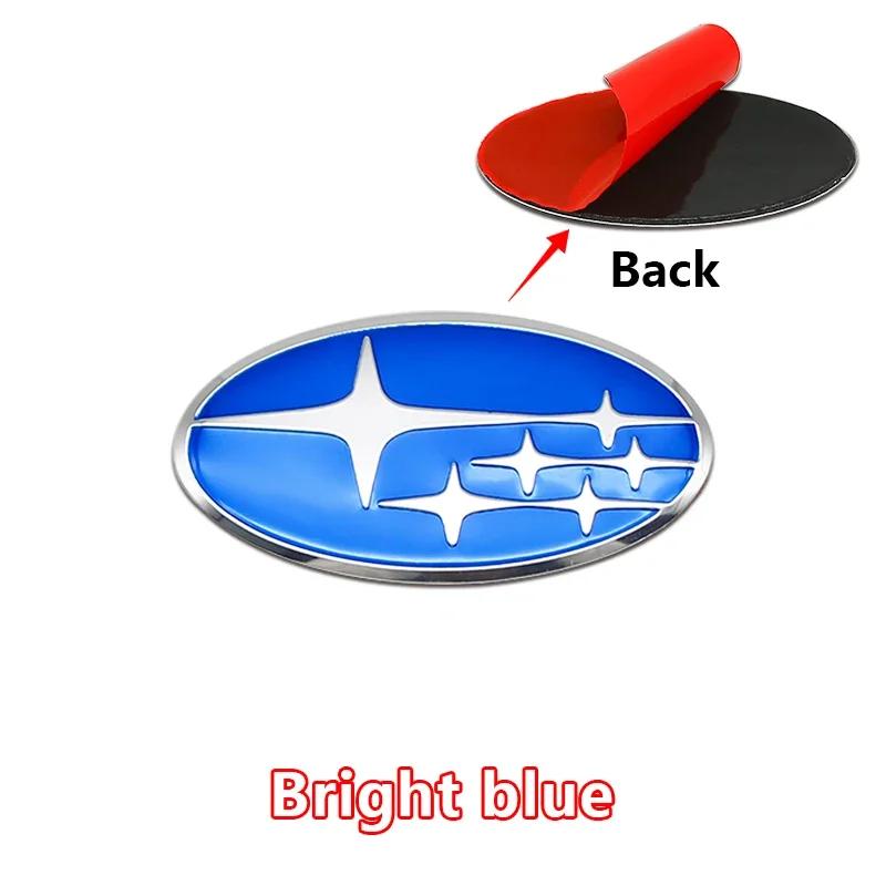 58x28mm Metal ABS Car Sticker Steering Wheel Center Emblem Decoration for Subaru XV Forester Impreza Tribeca STI WRX BRZ Legacy WW111