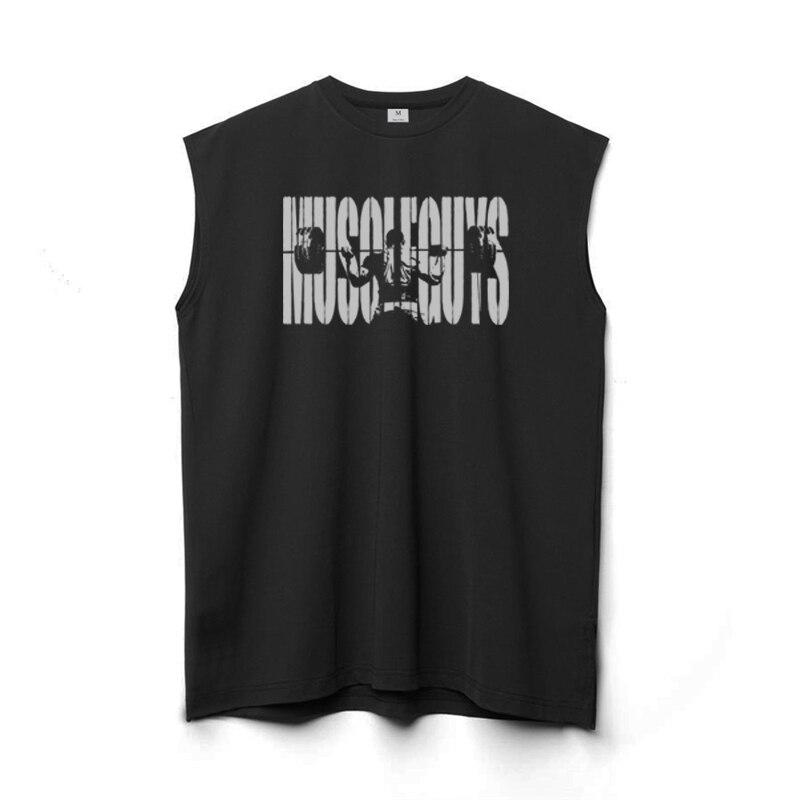 Do The Work Men's Summer Quickly-dry Fashion Casual Breathable Loose Fitness Bodybuilding Gym Sports Printed Undershirt