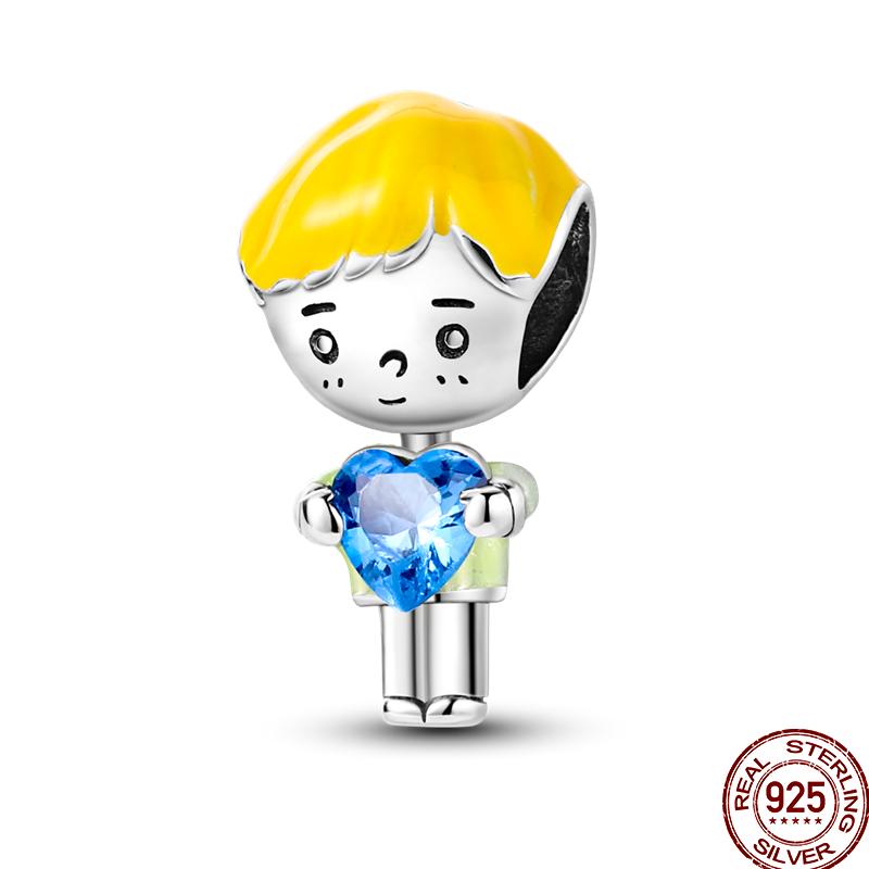 Copper Character Series Sports Cute Boys And Girls Charm Beads Suitable For 3Mm Original Bracelet Diy Jewelry