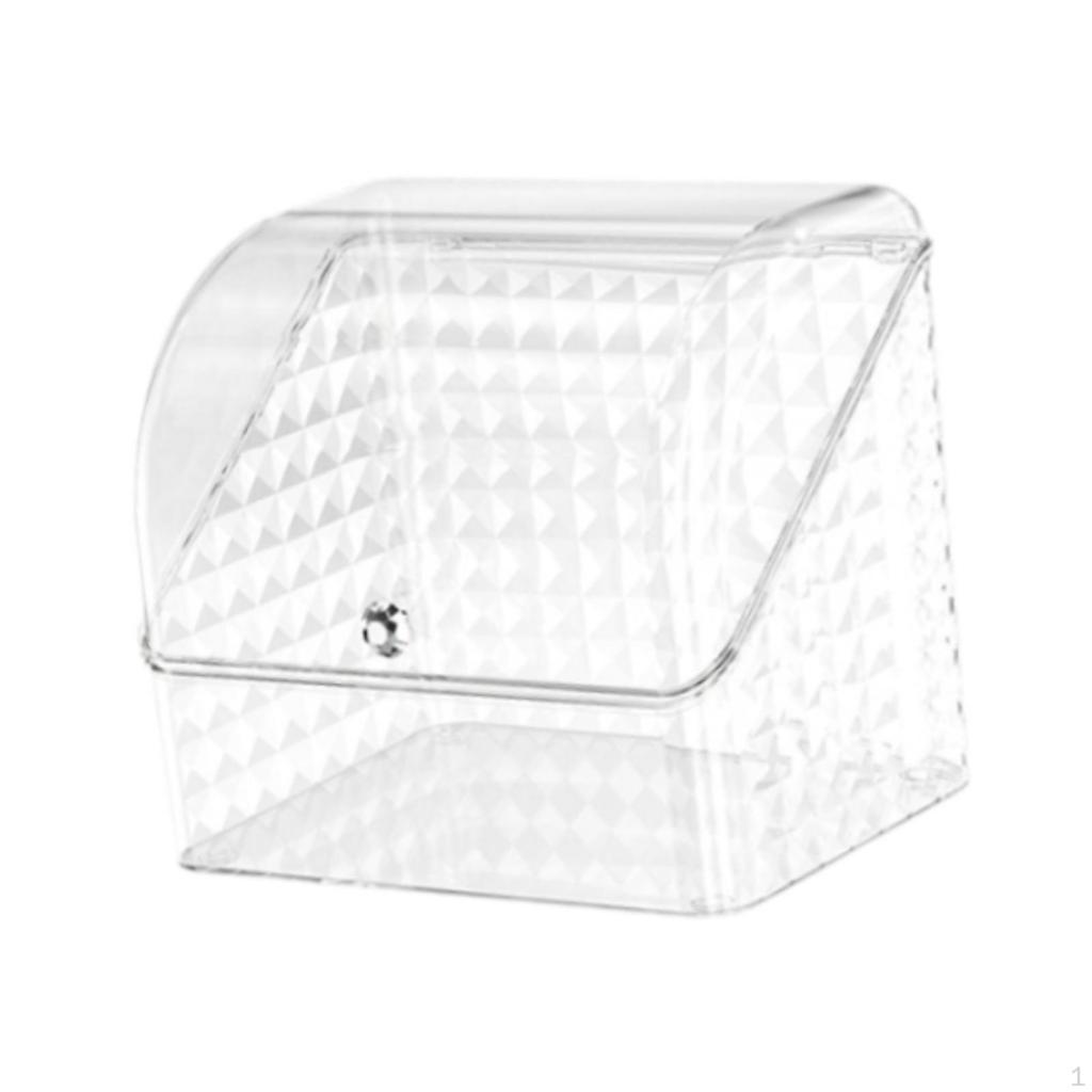Bread Bin Box with Lid Entryway Storage Large Capacity Makeup Countryside