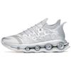 Running Collection Cushioning Slip Resistant Abrasion Resistant Lightweight Low Top Running Shoes Men's Silver 112215559-5