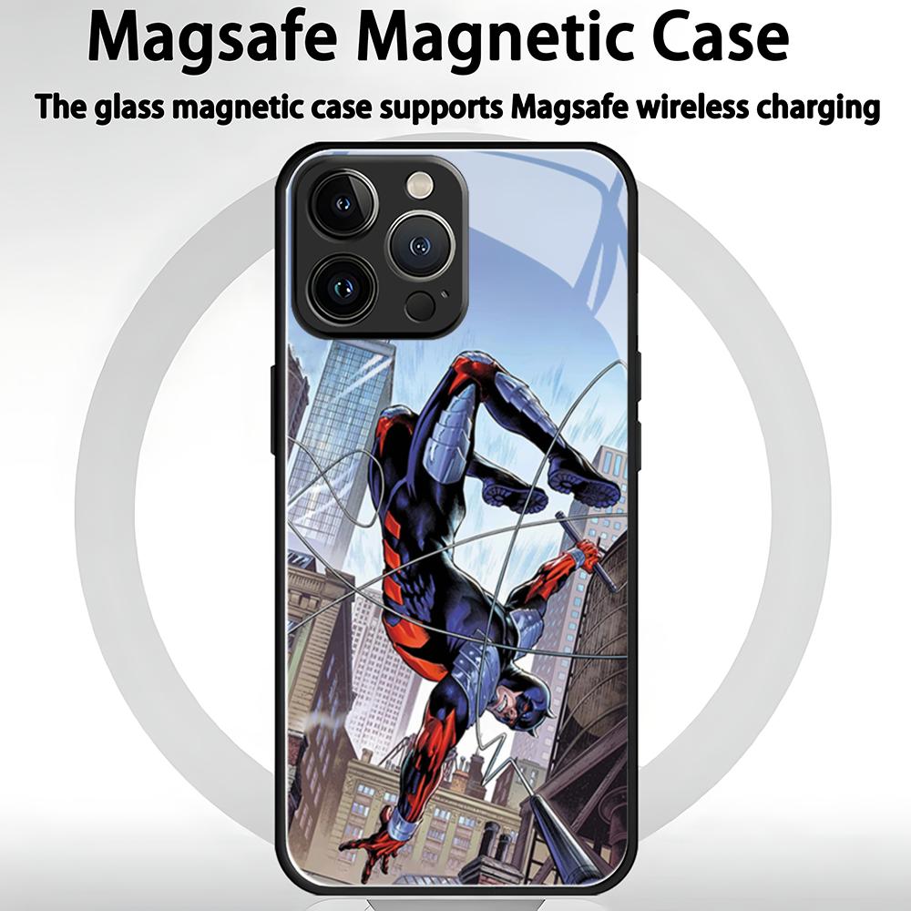 

Super new D-DaredevilS COOL Phone Case For iPhone 16 15 14 13 12 11 X XR XS 8 Plus Mini Pro Max Glass Magnetic Case iPhone 11