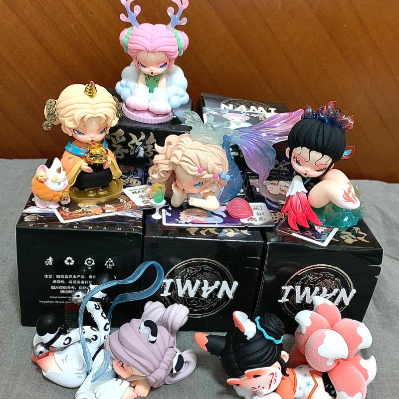 Genuine Dodo Nami Floating Mountains And Seas Series Vinyl Blind Box Model Doll Action Figure Toy Ornament Cute Toy Accessory