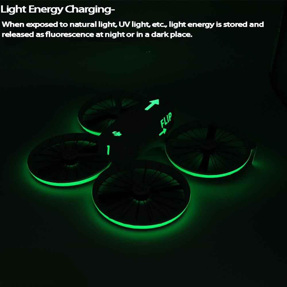 For DJI Flip Drone Luminous Stickers Decoration Decals Skin Anti-Scratch Protective Film Night Safety Cool Flight Accessories