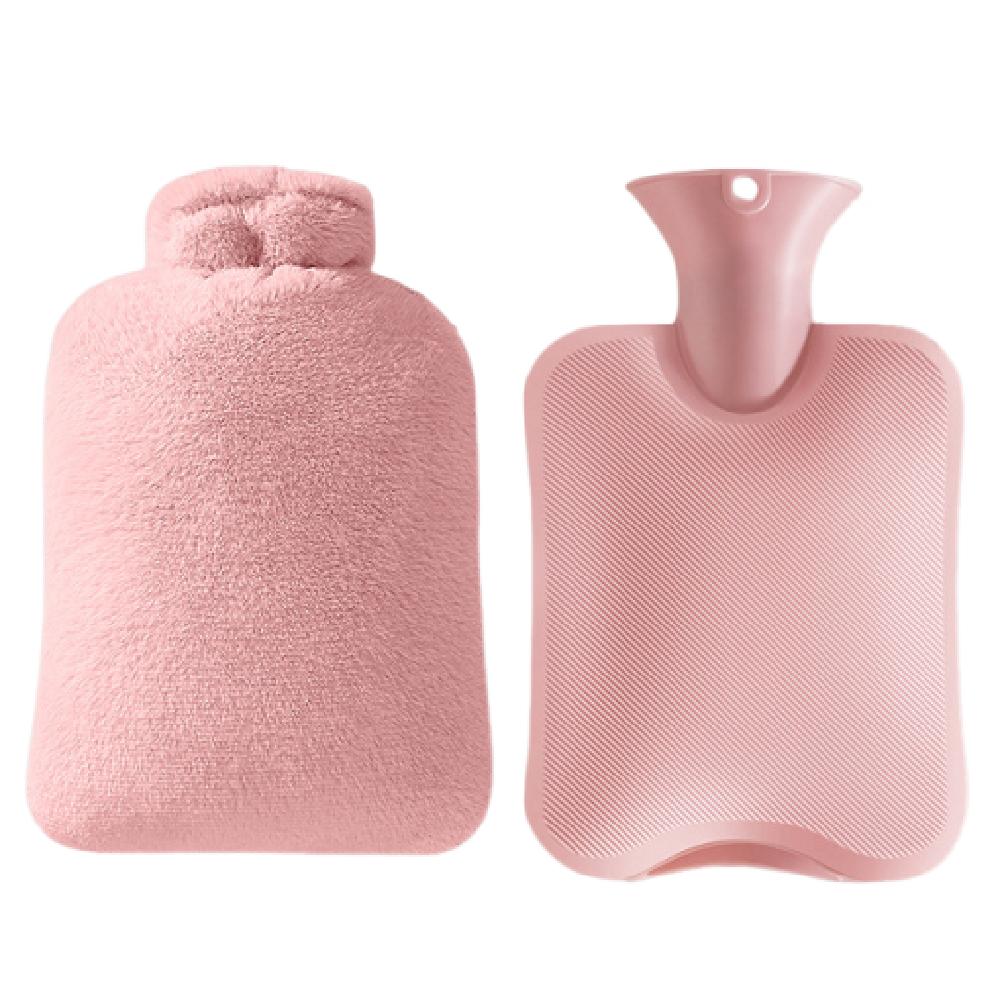 2000ml Hot Water Bottles Leak-proof Water-filling Bottle Soft Belly Warmer  Female