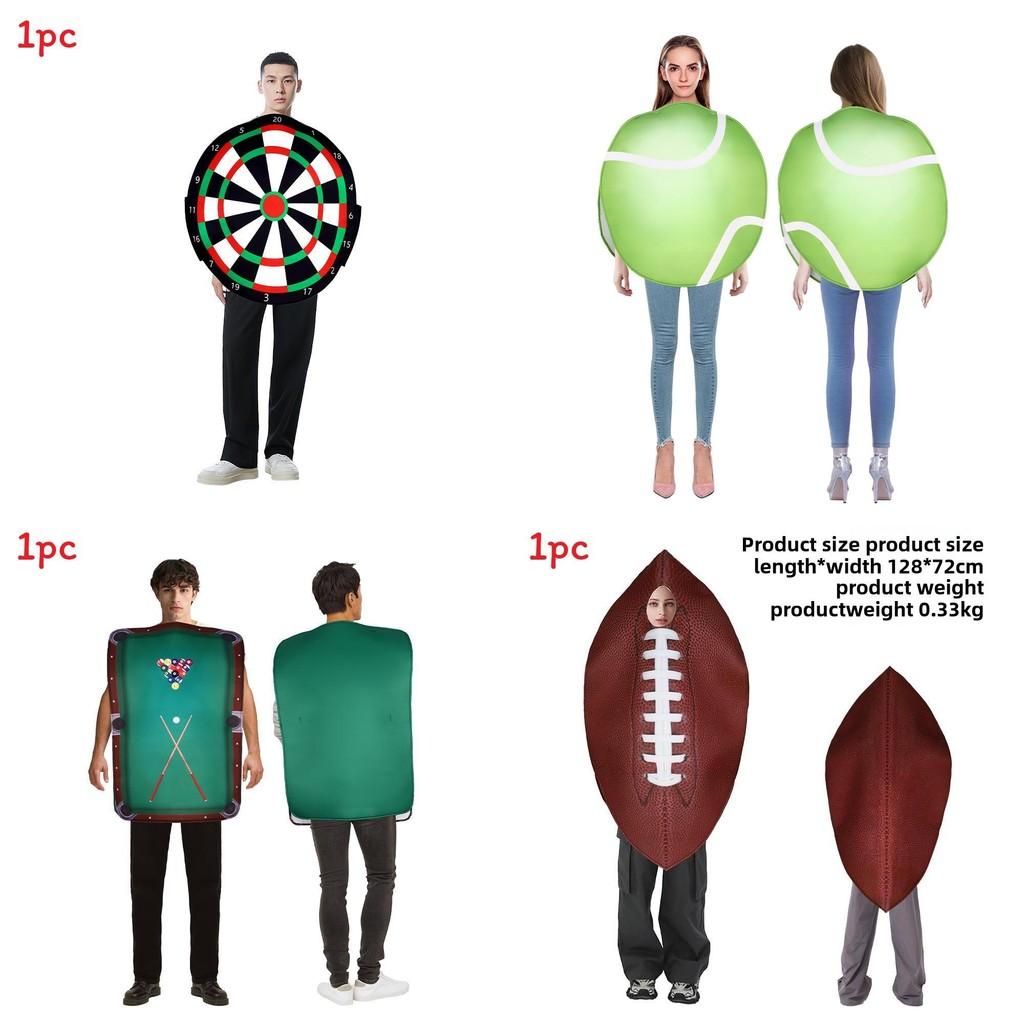 Costum Onesie de Petrecere Halloween Cu Căptușeală de Spumă Costum Rugby Biliard Eveniment Salopetă Performanță