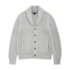 Gray Cotton Knit Cardigan by BB Cream