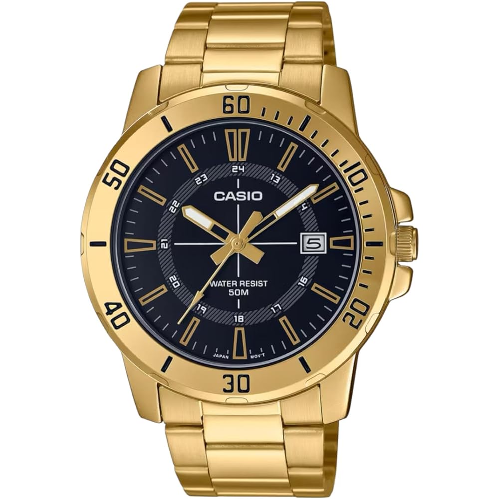 

Casio Watch Black Gold One Size Bracelet