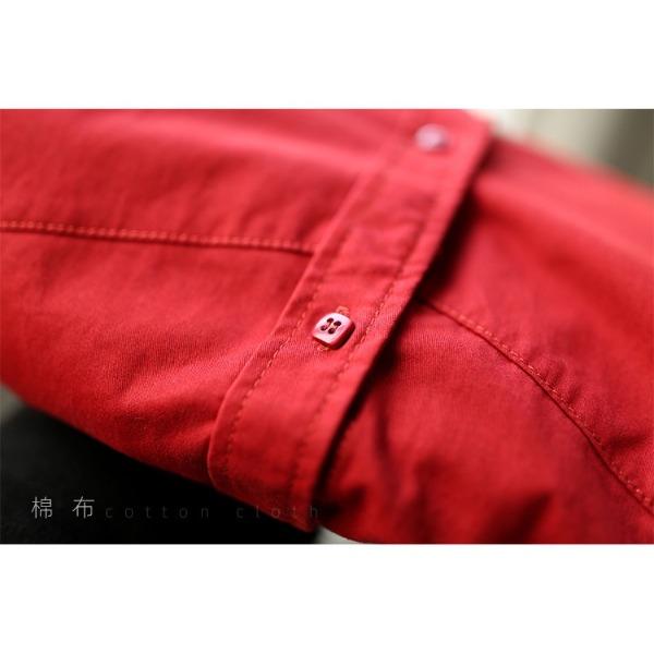 Solid Color Cotton and Linen Shirt Top for Women Autumn Loose Linen Shirt Medium To Long Length Shirt