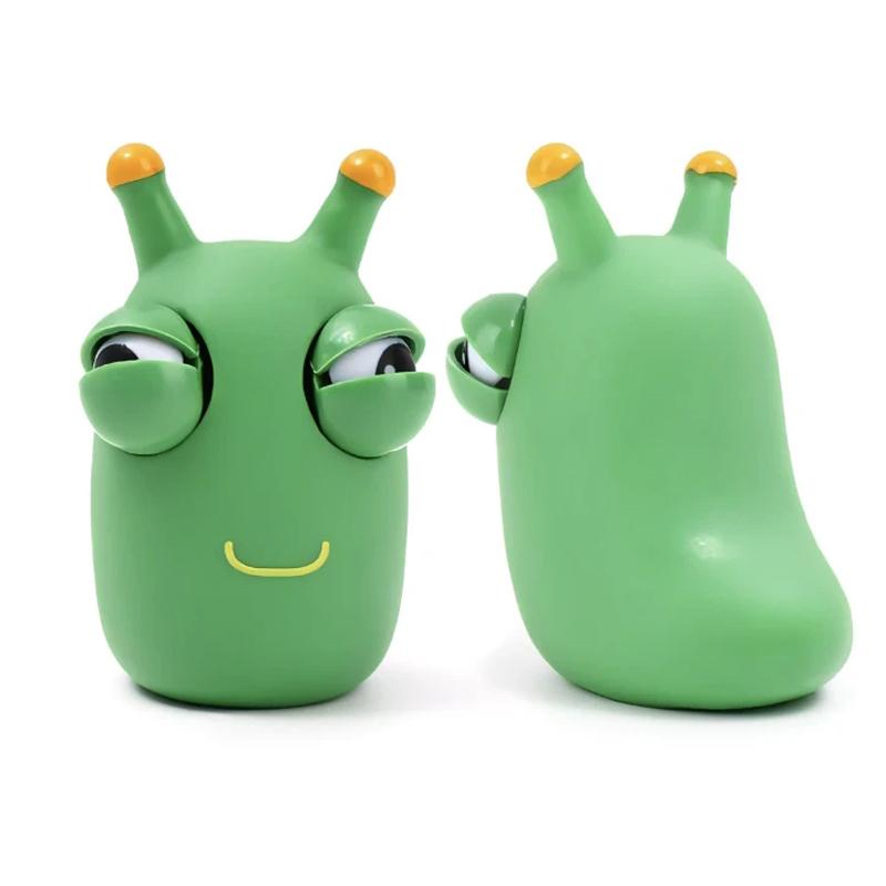 3PCS Eye Popping Worm Squeeze Stress Toys For Kids Funny Prank Gifts Cool Gadgets Juguetes Antiestrés Para Niños