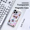 Fashion Girl B-BratzS Phone Case For iPhone 17 16 15 14 13 12 Pro Max Plus With Magnetic Crystal Clear Case Wireless Charge