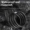 WEST BIKING YP0705113 Bicycle PVC Steel Cable Lock Anti-Theft Thickened MTB Road Bike Lock