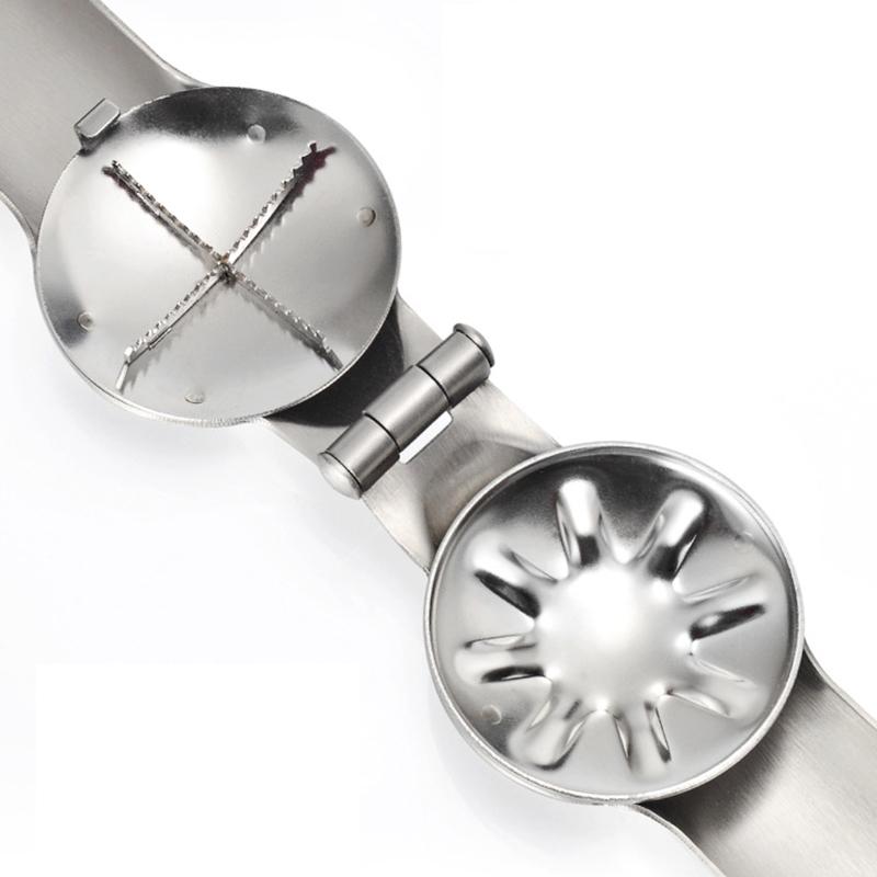 304 Stainless Steel Chestnut Opener Cross Chestnut Clip Chestnut Treasure Sheller Easy and Convenient