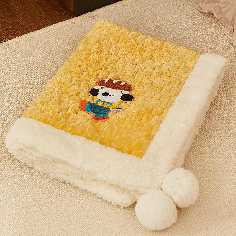 

Зимние одеяла для домашних животных, теплые подушки для кошек, лежанки для собак, теплые коврики для гнезд для домашних животных M：55*45cm