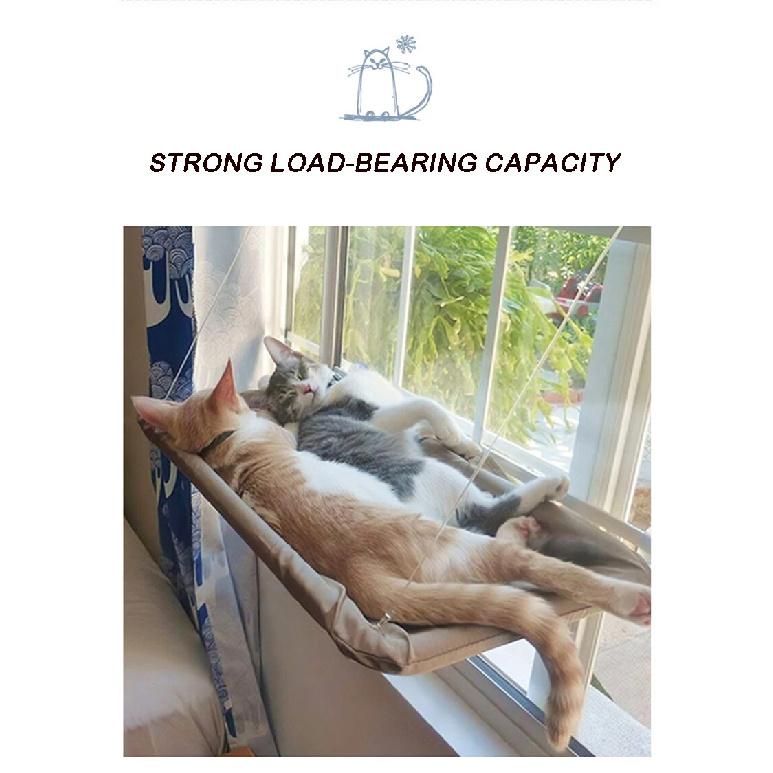 Hanging Aerial Pet Cat Hammock Window Sunny Seat Cat Bed Nest Fits Cat Climbing Frame 20KG Load Bearing Pet Accessories