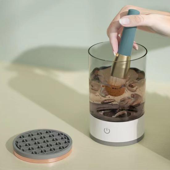 Electric Makeup Brush Cleaner USB Automatic Cosmetic Brush Cleaning Machine Multifunction Beauty Brush Dryer Holder Container Washing Tools