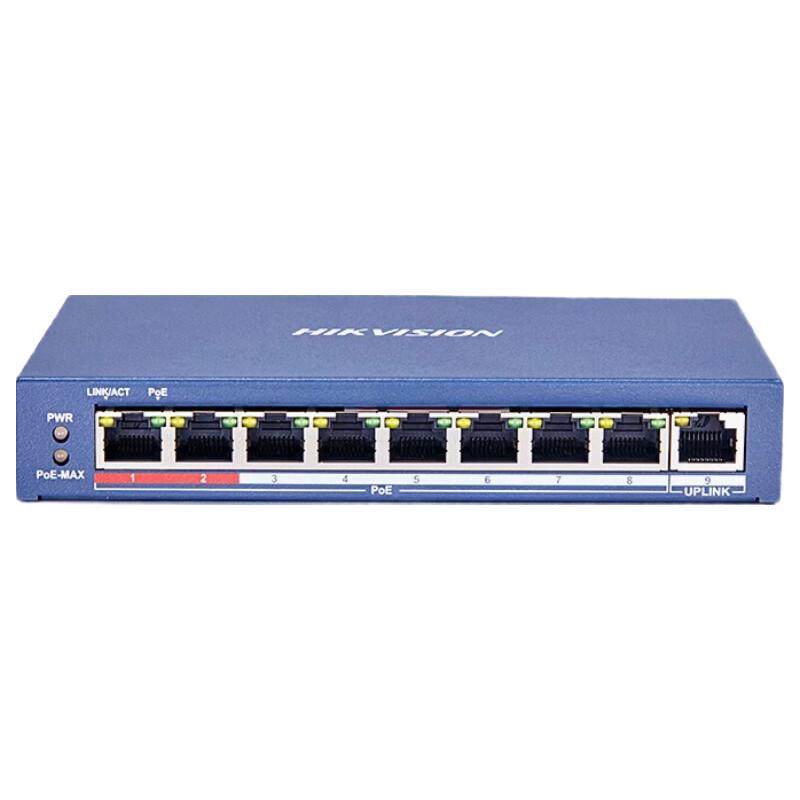 

HIKVISION 9-Port Fast Ethernet Unmanaged PoE Switch