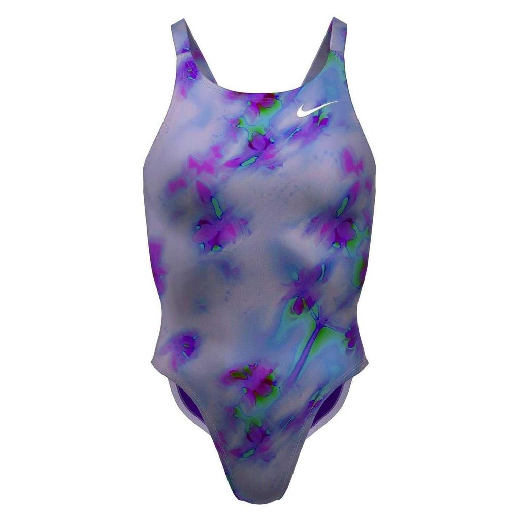 Nike Womens/Ladies Floral Pattern One Piece Swimsuit