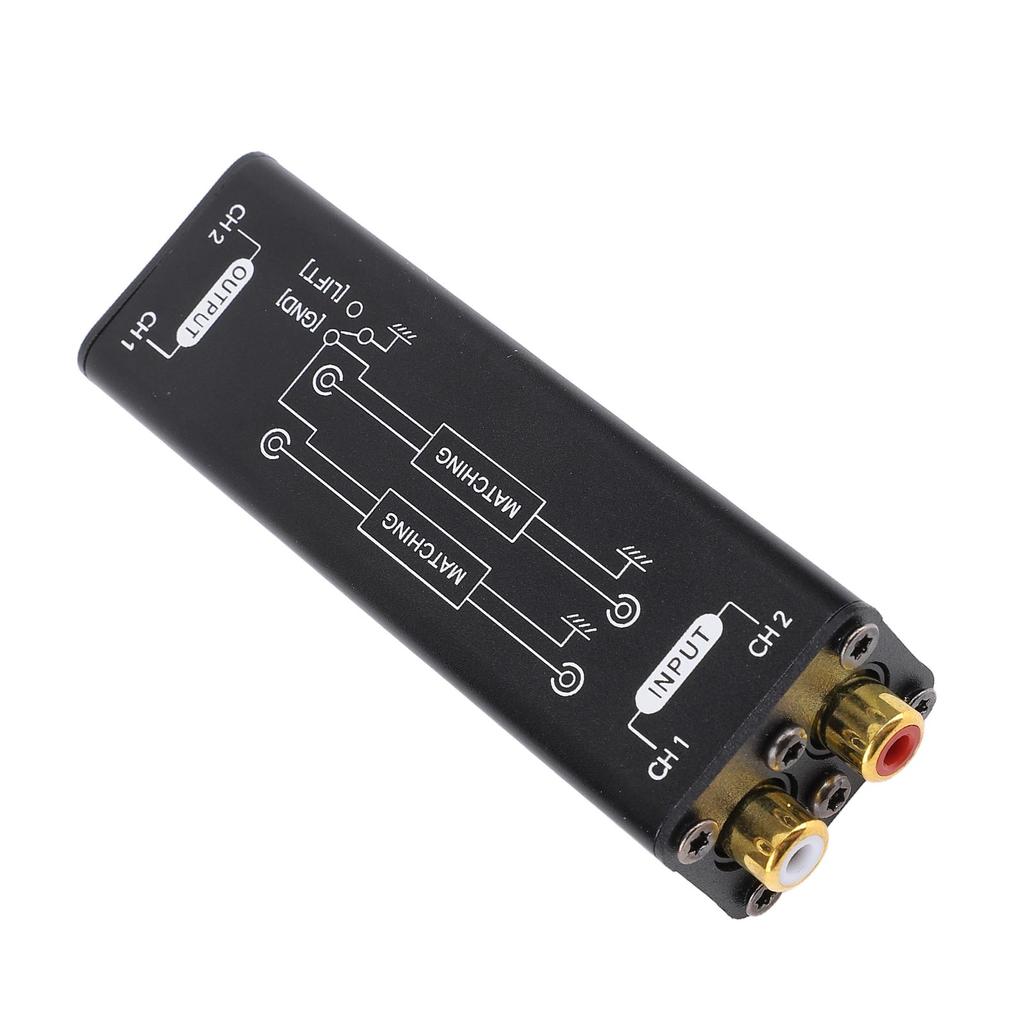 Noise Filter Aluminium Alloy Plug and Play Ground Loop Noise Isolator for Conference Studio Home