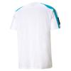 PUMA Geometric Pattern Printed Cotton Short Sleeve T-Shirt Men Tops White 598887-02
