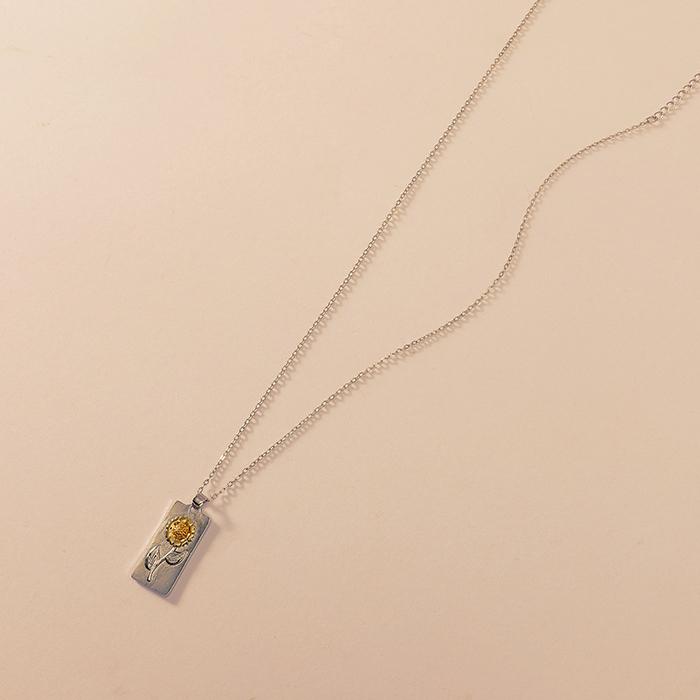 Sunflower Necklace Pendant Fashion 