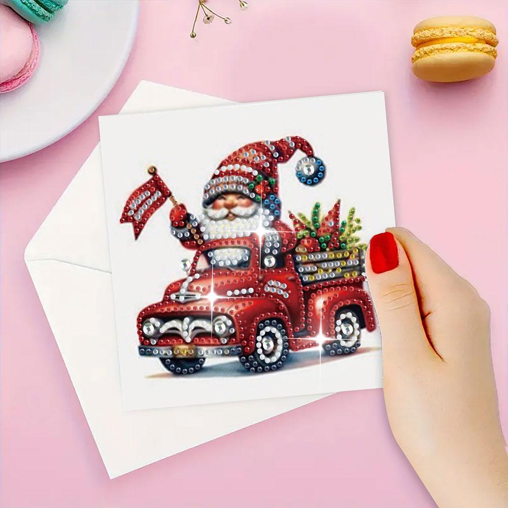 Six Diamond Art Greeting Cards Greeting Card Kit DIY 5D Card Greeting Diamond P4A4