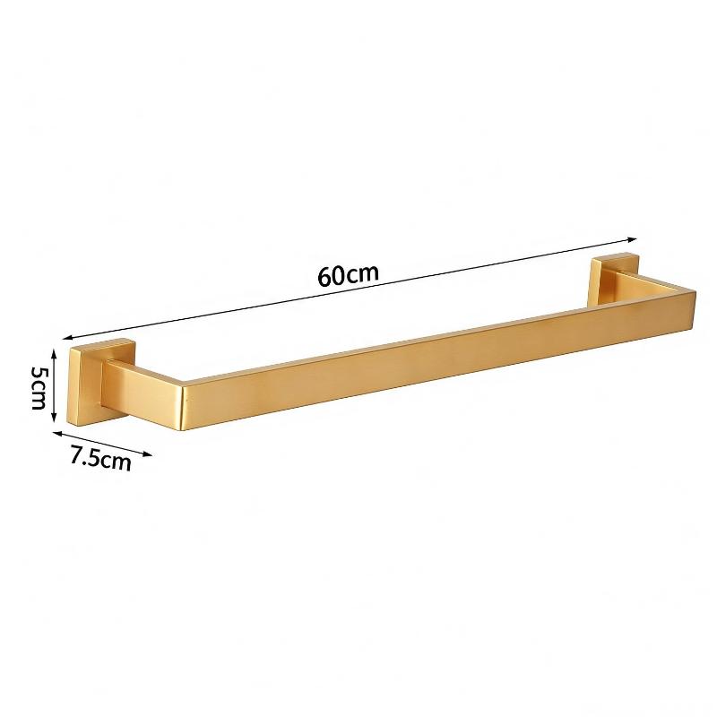 1/5Pcs Stainless Steel Bathroom Hardware Towel Bars Racks Rust Proof Wall Mount For Modern Bathroom Renovation Home Use