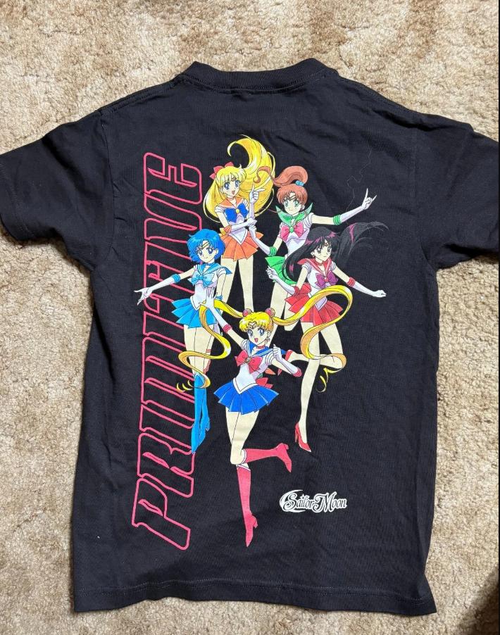 Anime Second Sailor Moon T-Shirt Anime Manga Japanese Character T-Shirt Summer New Vintage Fashion Men and Women Streetwear