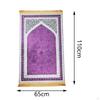 Classic Islamic Praying Mat Polyester Embroidered Wedding Decor Rectangular Velvet Prayer Rug for