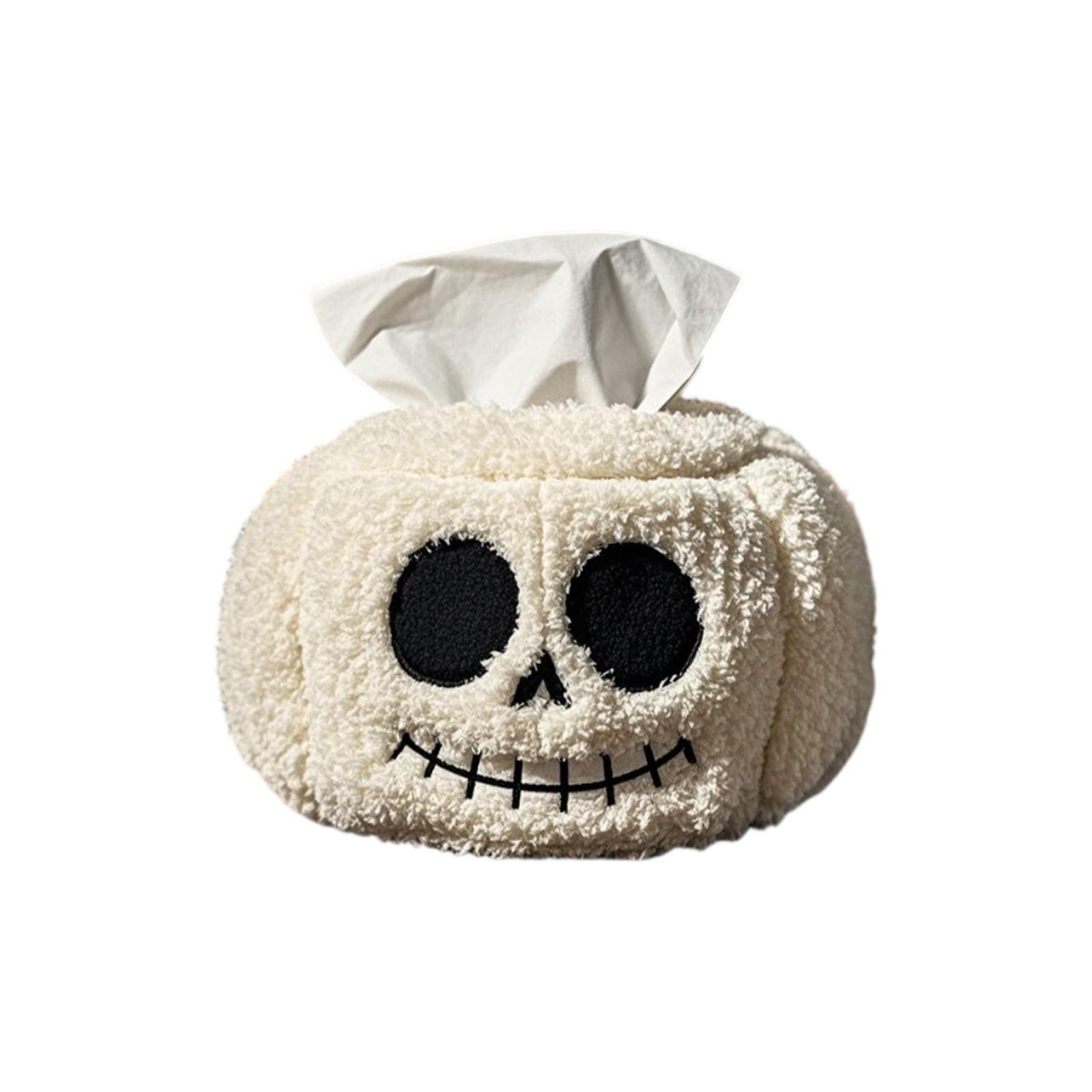 

Halloween Pumpkin Skull- Tissue Box One Size