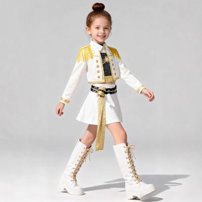 Dětský halloweenský cosplay kostým na karnevalovou párty pro dívky K POP Super Star Rumi Zoey Mira potištěný outfit
