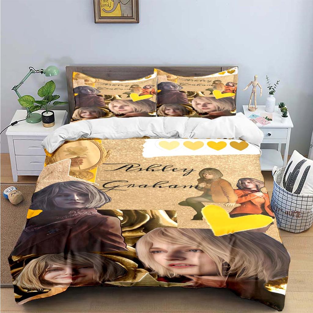 Fashion 3D Movie R-Resident Evil Print Bedding Sets Bed Supplies Set Duvet Cover Bed Comforter Set Bedding Set Luxury Gift
