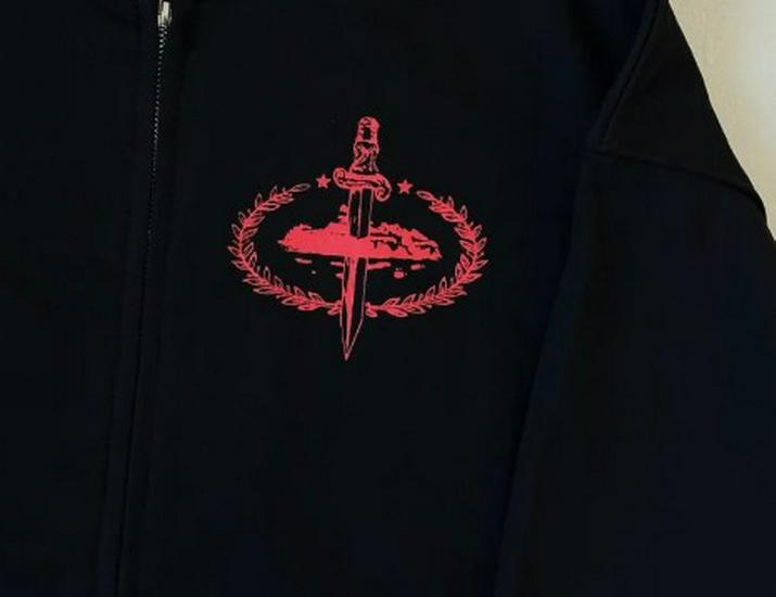 Zestaw bluzy z kapturem i zamkiem błyskawicznym Corteiz 21Savage: Styl celebrytów europejskich i amerykańskich, UKDRIPDRILL Hip Hop Luźny krój