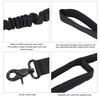 Heavy Duty Bungee Dog Leash Elastic  s Rope with 2 Padded Control Handles for Military Dog Training Night Walking