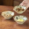 Premium Taste Plate Ceramic Plate Delicate Small Plate Dipping Plate Household Dish Dessert Plate Tableware Spitting Bone Plate